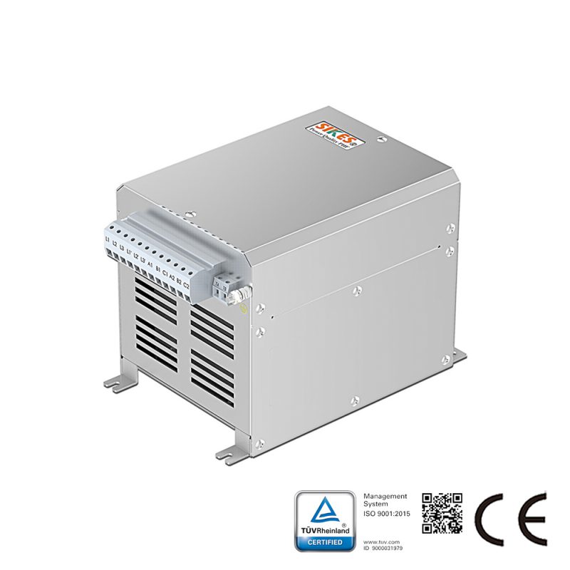 Advanced Harmonic Filter PHF 010 Designed for matched with frequency inverter,THDi<10%,Rated Current 8A